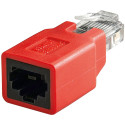 Goobay RJ45 Crossover Modular Adapter, CAT 5e