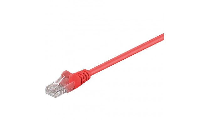Goobay CAT 5e Patch Cable, U/UTP, red 1.5 m