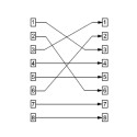 Goobay RJ45 crossover modulaaradapter CAT 5e