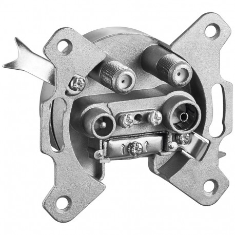 Goobay 4-Hole Antenna Stub/End Socket
