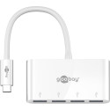 Goobay 4 pordiga USB-C multiport adapter