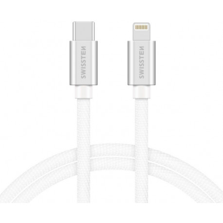 Swissten cable USB-C - Lightning Textile Quick Charge 3.1 Data&Charging 2m