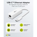 Goobay USB-C Ethernet Adapter, white
