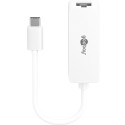 Goobay USB-C Ethernet Adapter, white