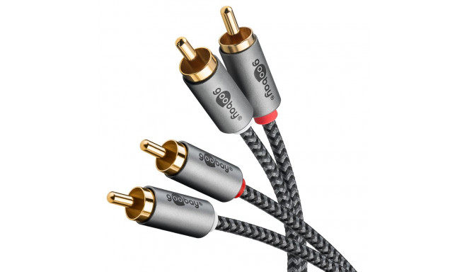 Goobay stereo RCA kaabel, 5 m