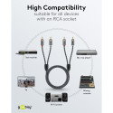 Goobay Stereo RCA Cable, 5 m 5 m