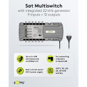 Goobay Sat Multiswitch 9 Inputs/12 Outputs