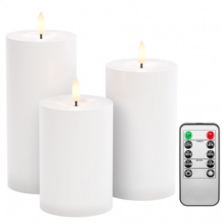 Goobay 3-osaline LED küünalde komplekt õue