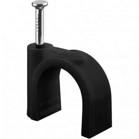 Goobay Cable Clip 16 mm, black 16 mm