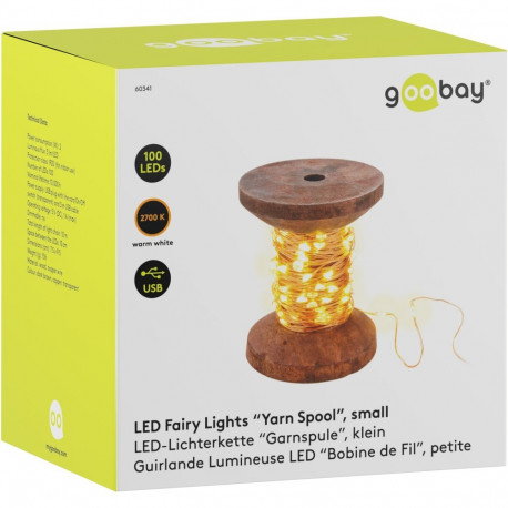 Goobay LED valguskett "Yarn Bobbin", väike