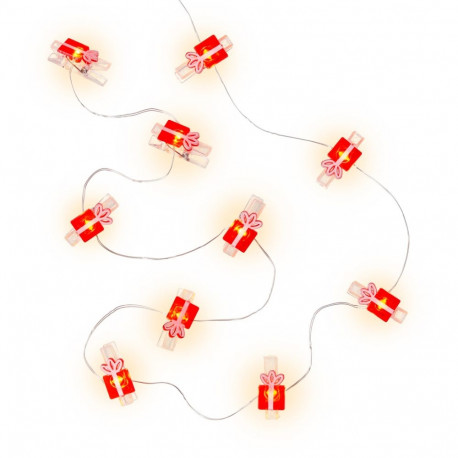 Goobay 10 LED Photo Clip Fairy Lights "Gift"