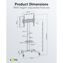 Goobay TV Presentation Stand (L)