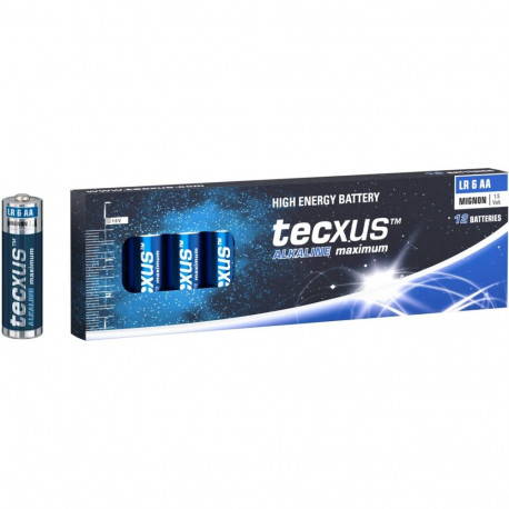 Tecxus LR6/AA (Mignon) patarei, 12 tk karp