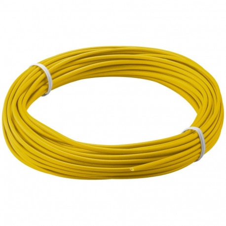 Goobay isoleeritud vasktraat, 10 m, kollane