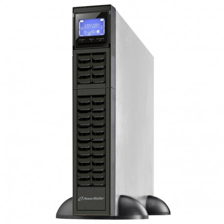 PowerWalker katkematu toiteallikas (UPS) VFI 1000CRM LCD topeltmuundusega (Online) 1kVA 800W 3 AC-pi