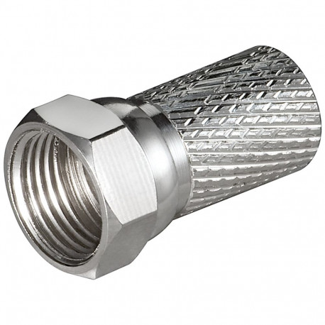 Goobay Twist-On F-Connector 7.0 mm (100 tk)