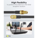 Goobay WLAN Antenna Extension Cable 5 m