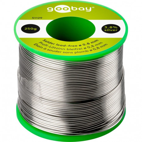 Goobay professionaalne pliivaba jootetina, ø 0.8 mm, 250 g