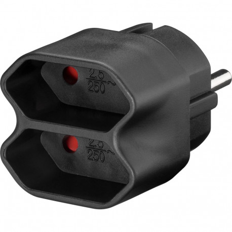 Goobay Socket Adapter black