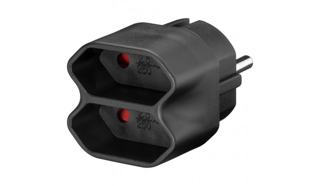 Goobay Socket Adapter black