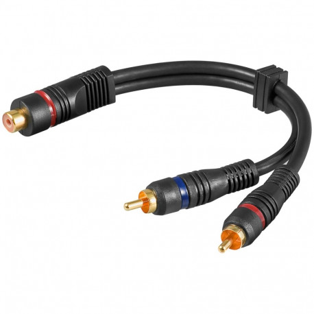 Goobay Audio Y kaabel adapter 0.2 m