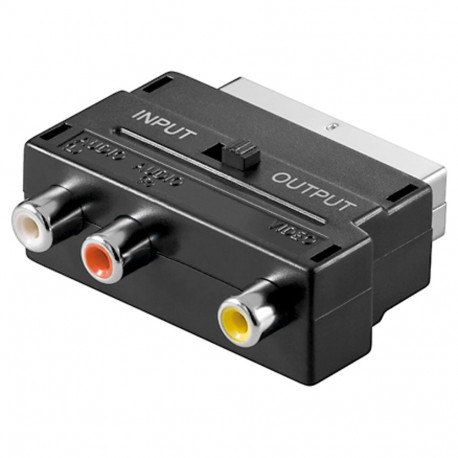 Goobay SCART-adapter sisend/väljund male (21-pin)