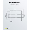 Goobay TV wall mount FIXED (L)