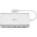 Goobay USB-C premium mitme pordiga adapter