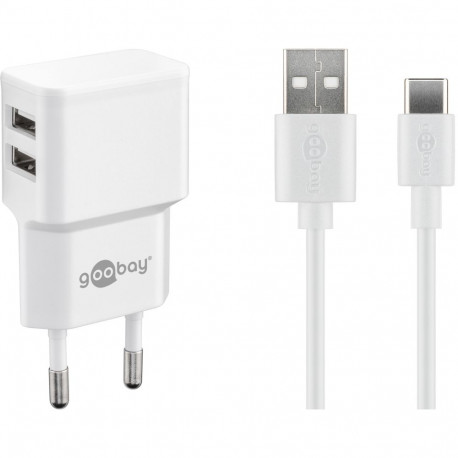 Goobay 12 W USB-C laadija komplekt