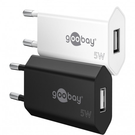 Goobay 5 W USB-A must laadija