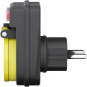 Goobay Safety Socket with Switch, Splash-proof