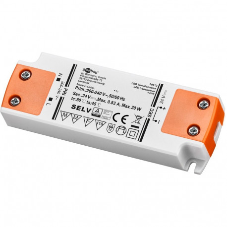 Goobay LED Transformer 24 V (DC), 20 W