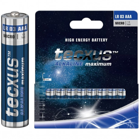 Tecxus LR03/AAA (Micro) patarei, 10 tk blisterpakendis