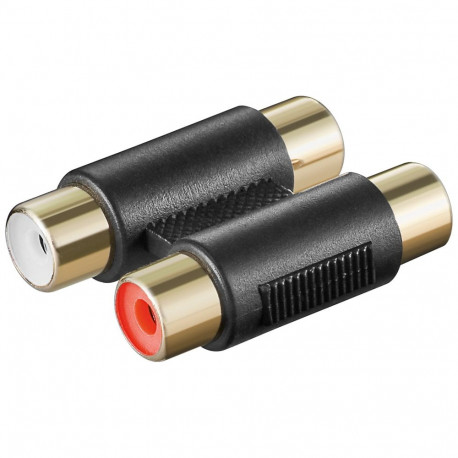 Goobay 2x RCA kullatud adapter (10 tk)