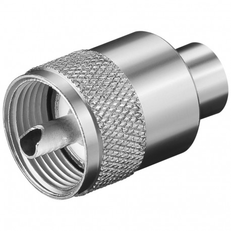 Goobay UHF Plug for Cables of Ø 6 mm Max. 6 mm (10 tk)
