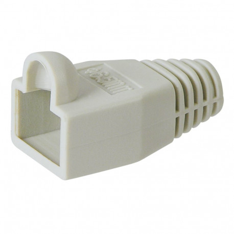 Goobay Strain Relief Boot for RJ45 Plugs grey (10 tk)