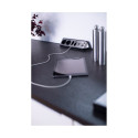 Brennenstuhl 1153590410 power extension 2 m 4 AC outlet(s) Indoor Black, Silver