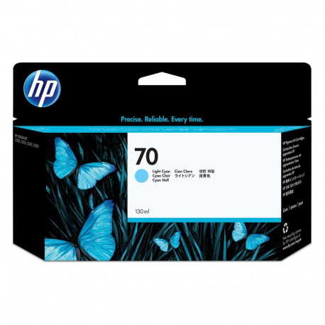 "HP Original 70 Druckerpatrone cyan hell 130ml (C9390A)"