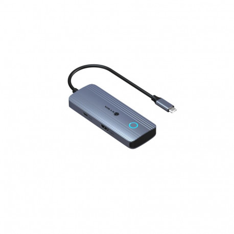 "5-in-1 Reise-DockingStation mit Off-Screen Funktion"