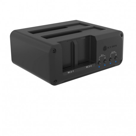 4-pesaline dokkimisjaam 2x M.2 NVMe ja 2x 2,5"/3,5" HDD/SSD jaoks üksikrežiimis, host USB 3.2 Gen 2,