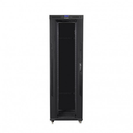Rack-kapp 19 42U 800x1200, klaasuks, LCD, lamepakendis, must