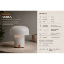 Rechargeable lamp SENSA grey