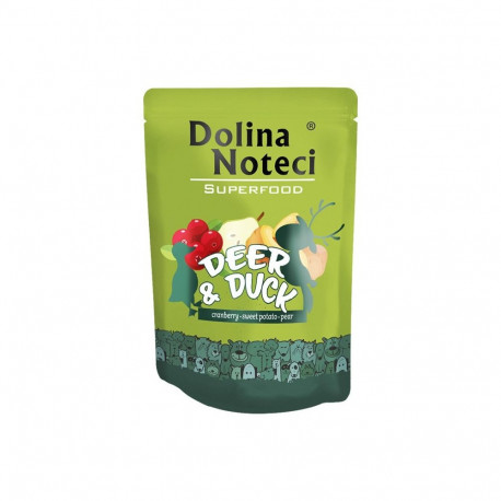 DOLINA NOTECI Superfood Deer with a duck - wet dog food - 300g