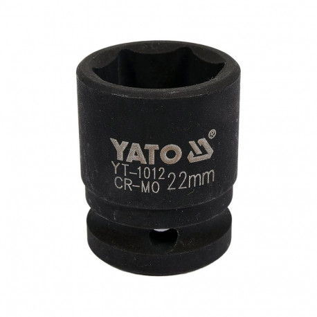 Löökpadrun Hex, 22.0Mm, Crmo, 1/2" YT-1012 YATO