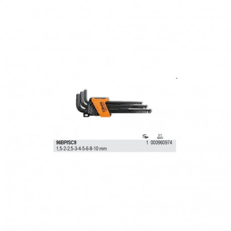 BETA WRENCH IM.9pcs./1,5-10mm/ 96BP/SC9..