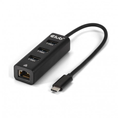 CLUB3D CSV-1549 interface hub USB Type-C 5000 Mbit/s Black