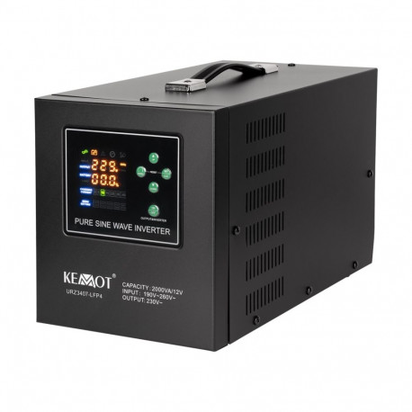 KEMOT PROsinus-2000 emergency power supply unit – a pure sine wave inverter with a 12V charging func
