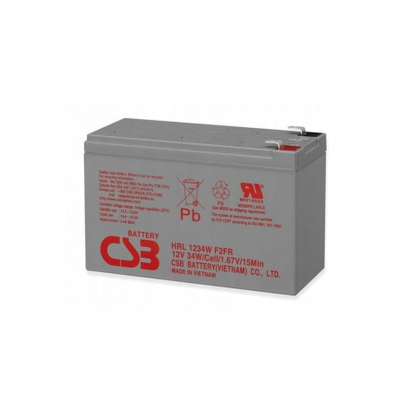 Akumulator żelowy CSB HRL1234WF2 12V 9Ah Long Life (8l)