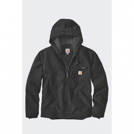 Carhartt Jacket Washed Duck Sherpa Lined