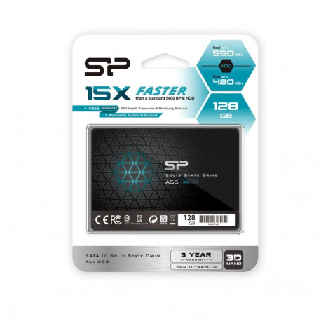 Silicon Power Ace A55 2.5" 128GB Serial ATA III SLC